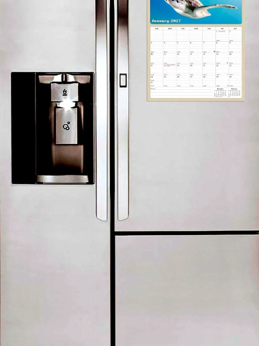 2027 Calendar Magnetic Peel & Stick 12 Months 8.5
